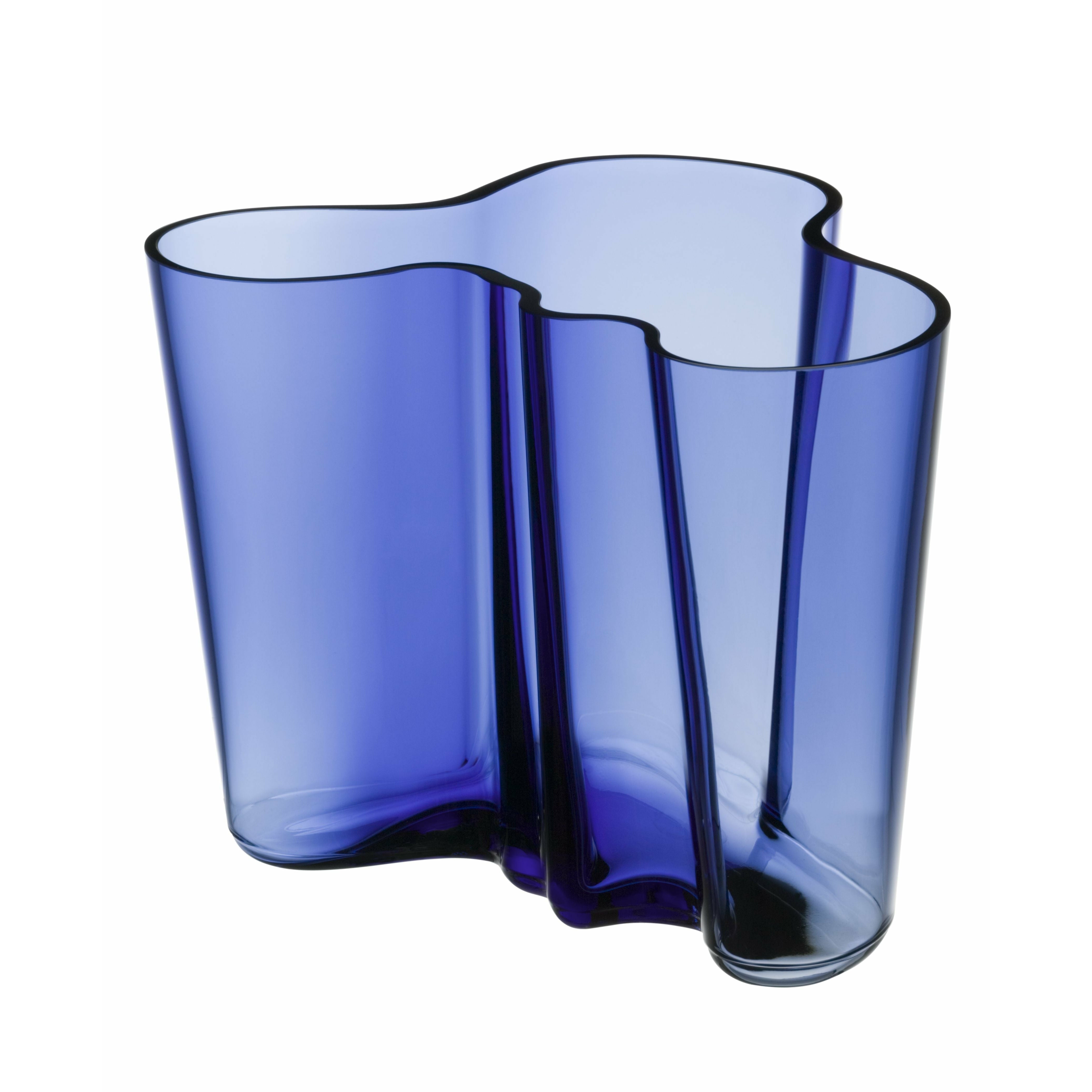 Iittala aalto wazon 16 cm, ultramarynowy niebieski