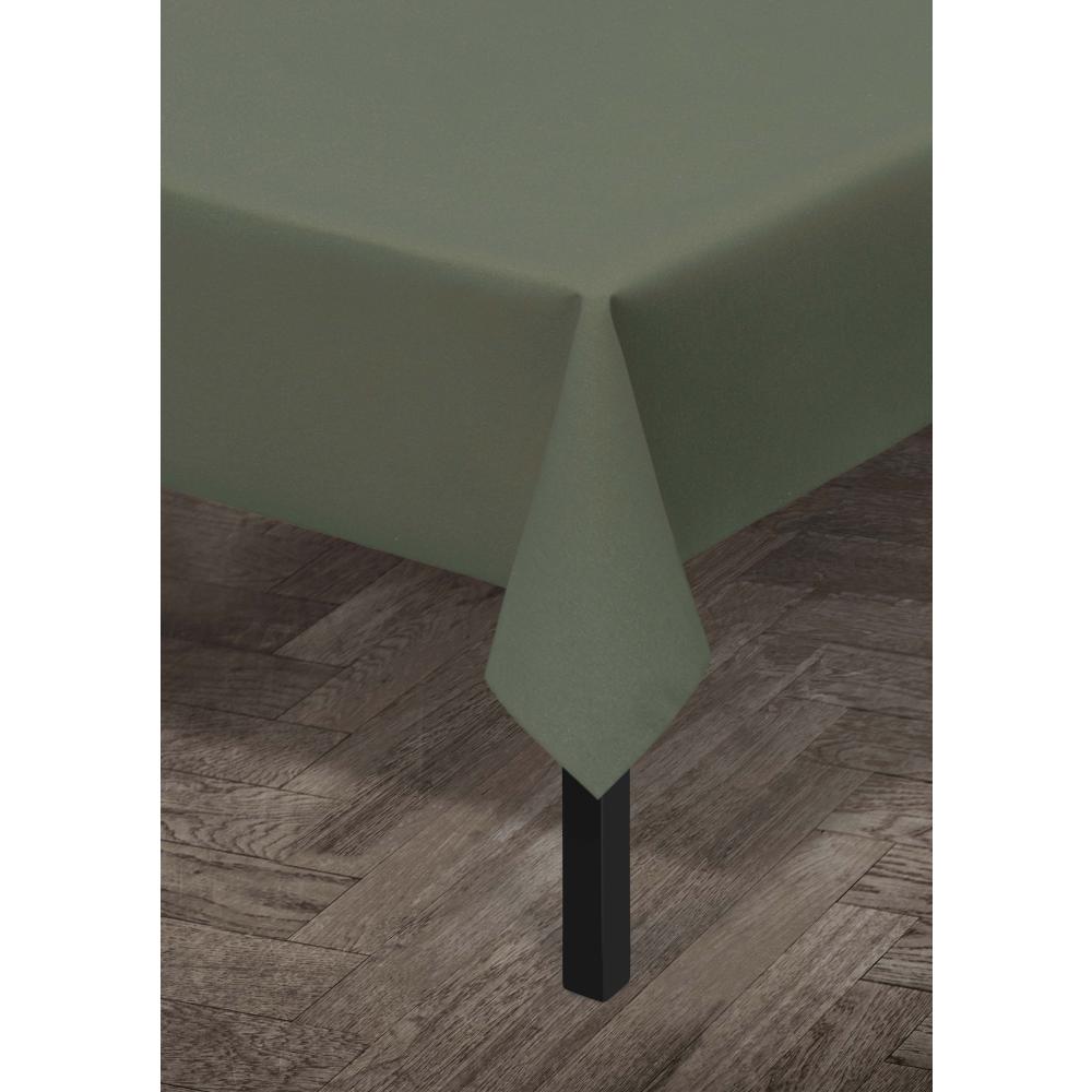 Juna Basic Acryl Tablecloth Dark Green, 140 cm