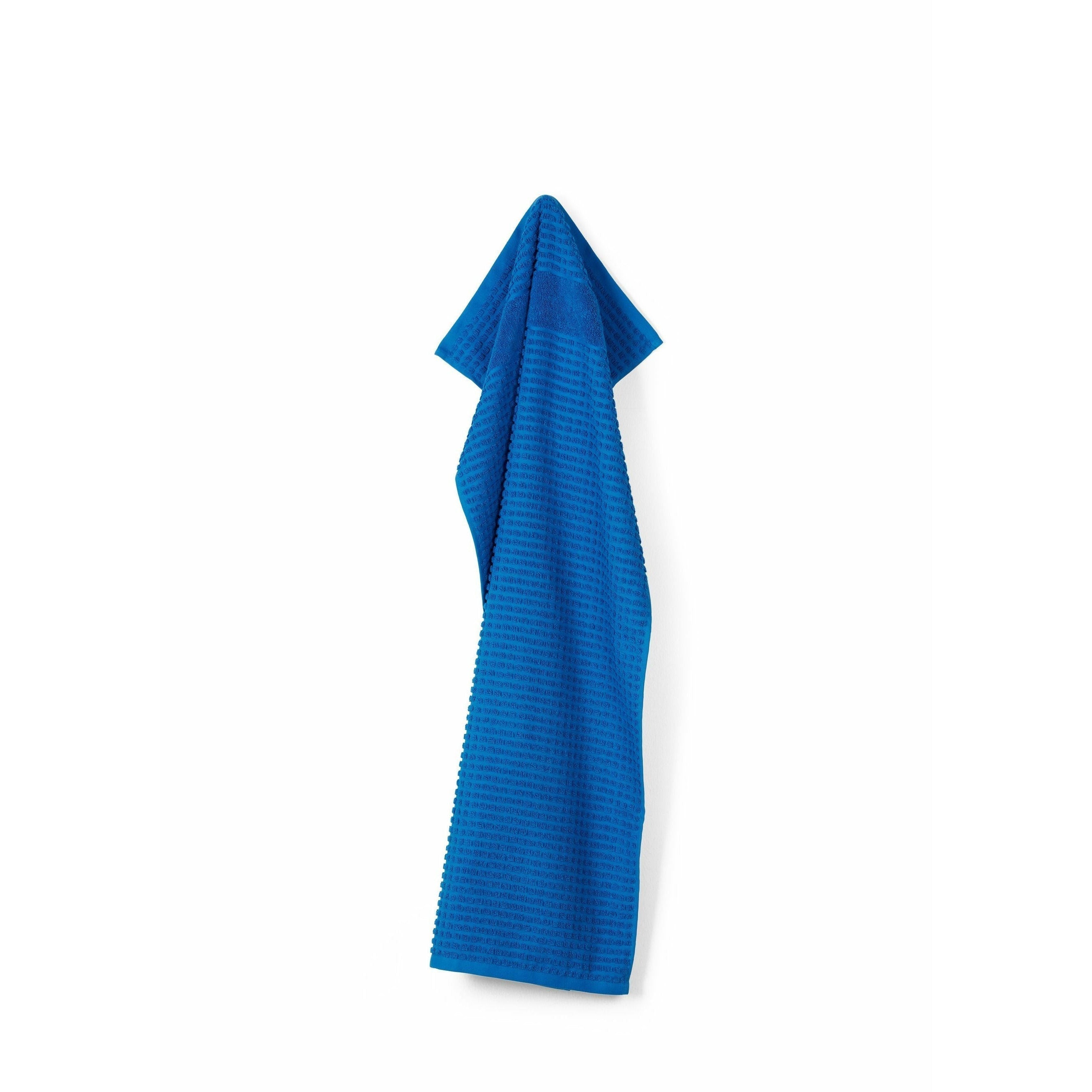 Juna Check Ręcznik 50x100 cm, niebieski
