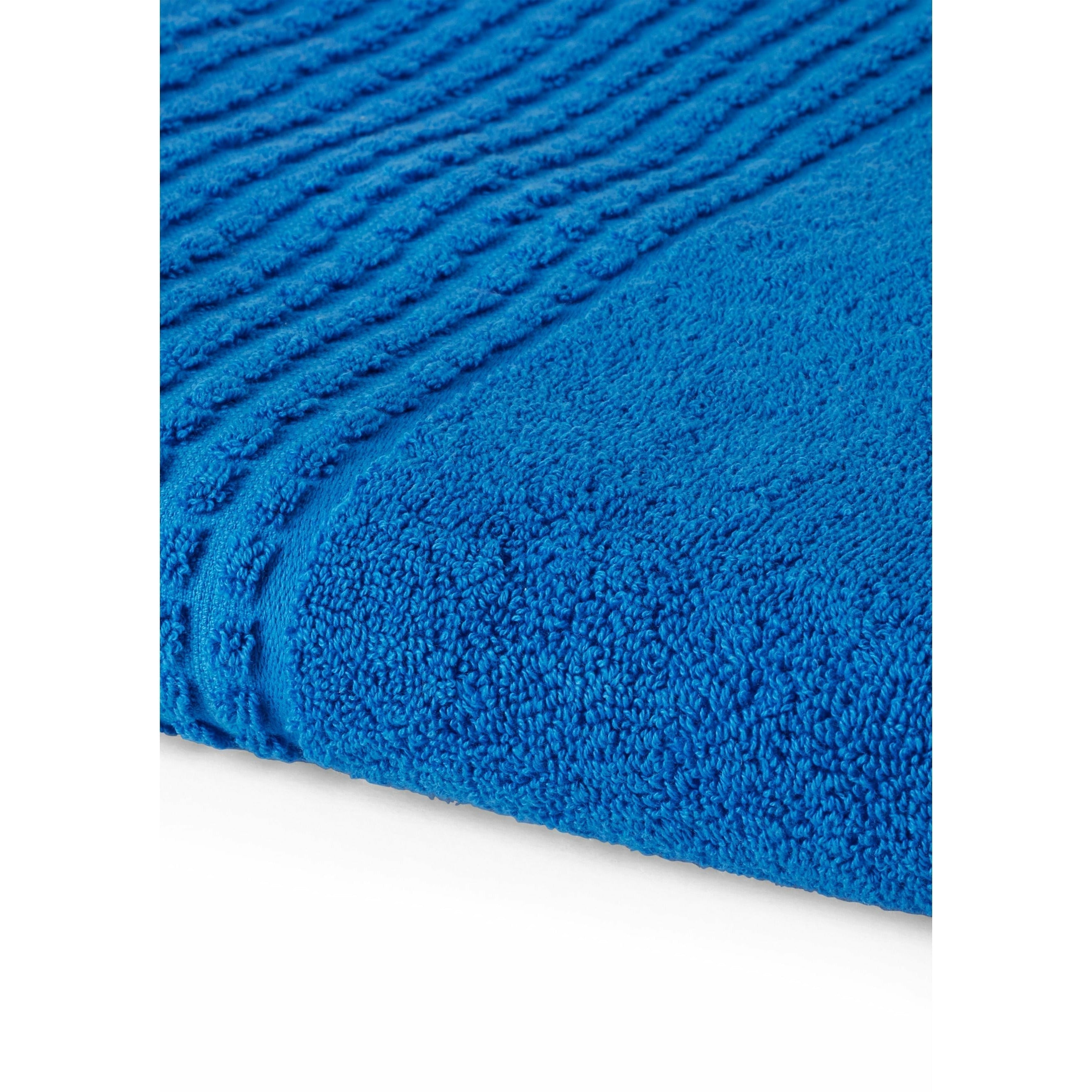 Juna Check Ręcznik 70x140 cm, niebieski