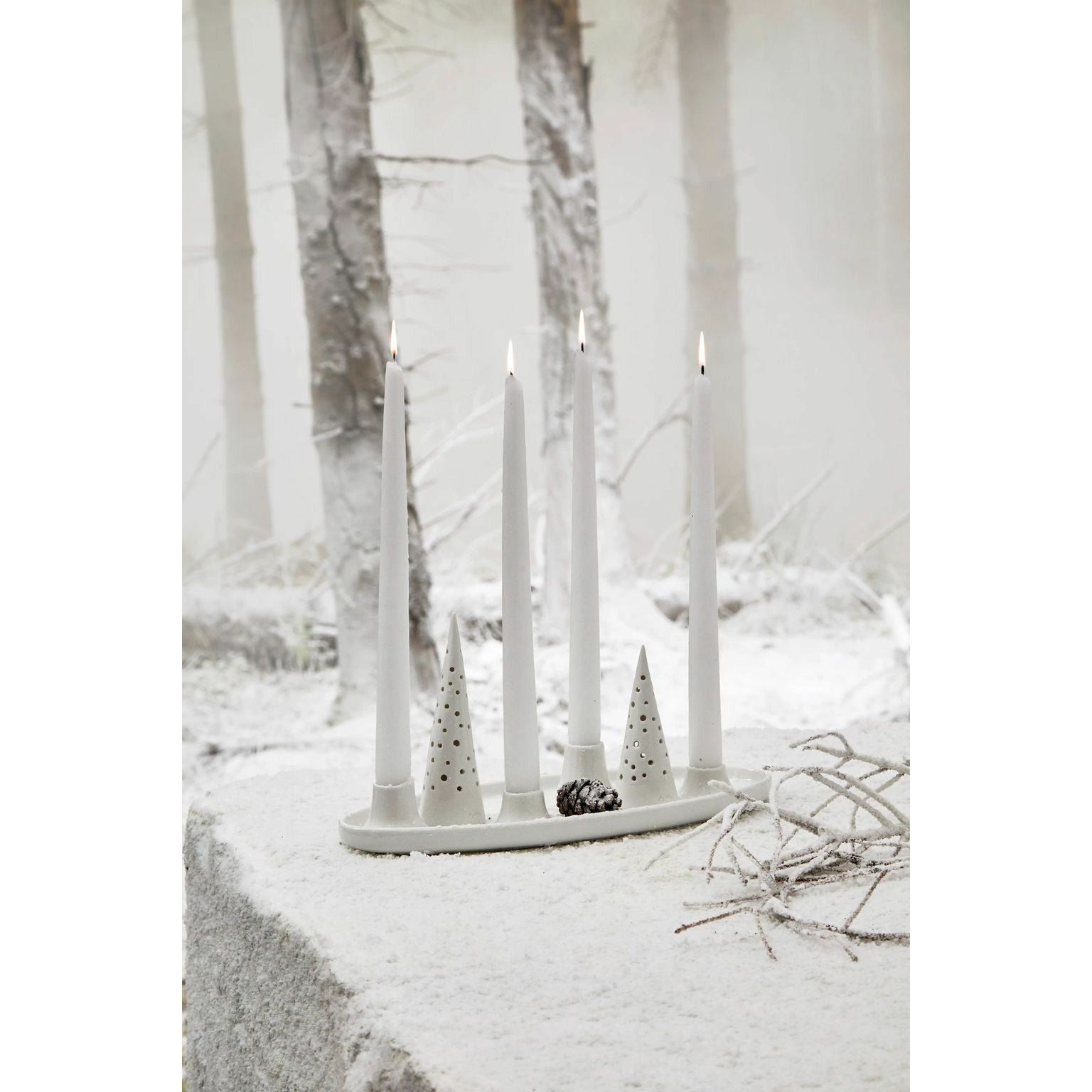 Kähler Nobili Oval Candle Candle, Królewna Śnieżka