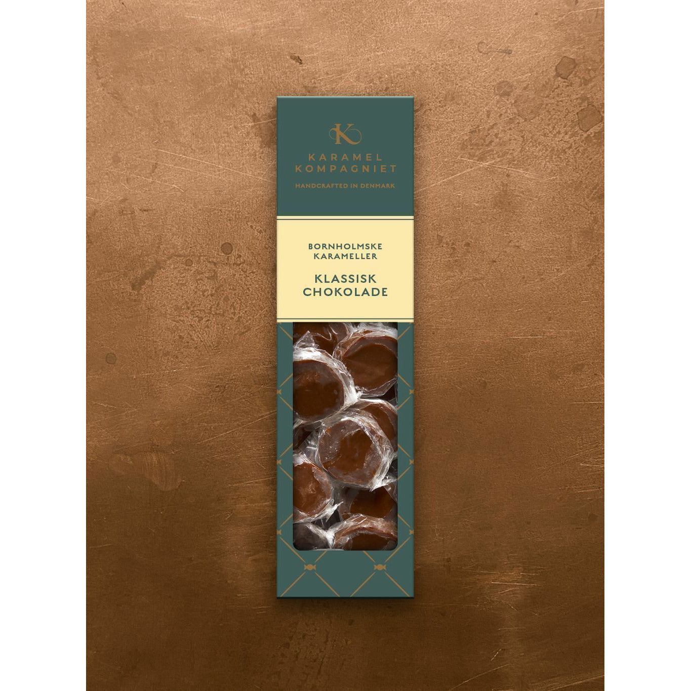 Karamel Kompagniet Caramels, klasyczna czekolada 138G