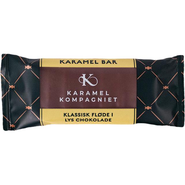 Karamel Kompagniet Caramel Bar, klasyczny krem ​​w lekkiej czekoladzie 50G