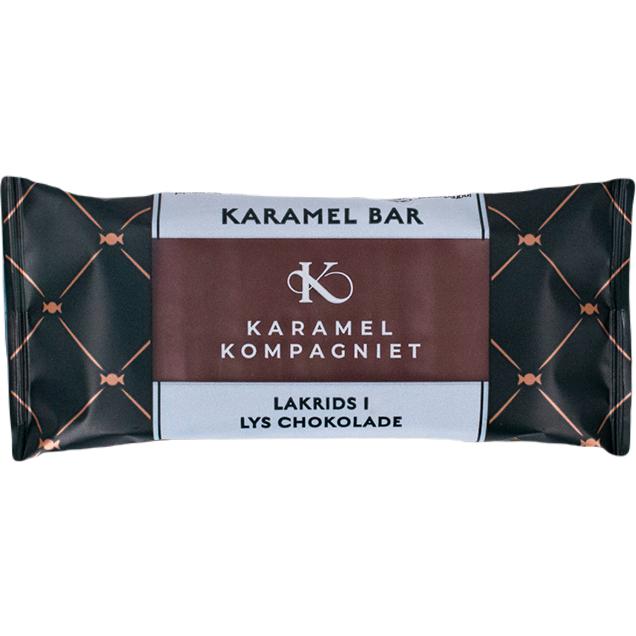 Karamel Kompagniet Caramel Bar, lukrecja w lekkiej czekoladzie 50G