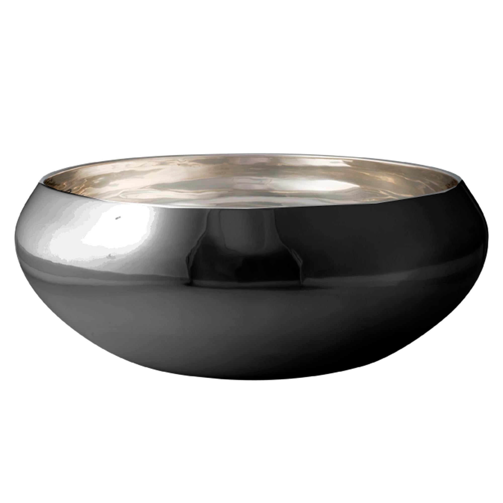 Kay BoJesen Nest Bowl wykonana z czarnej stali, duża
