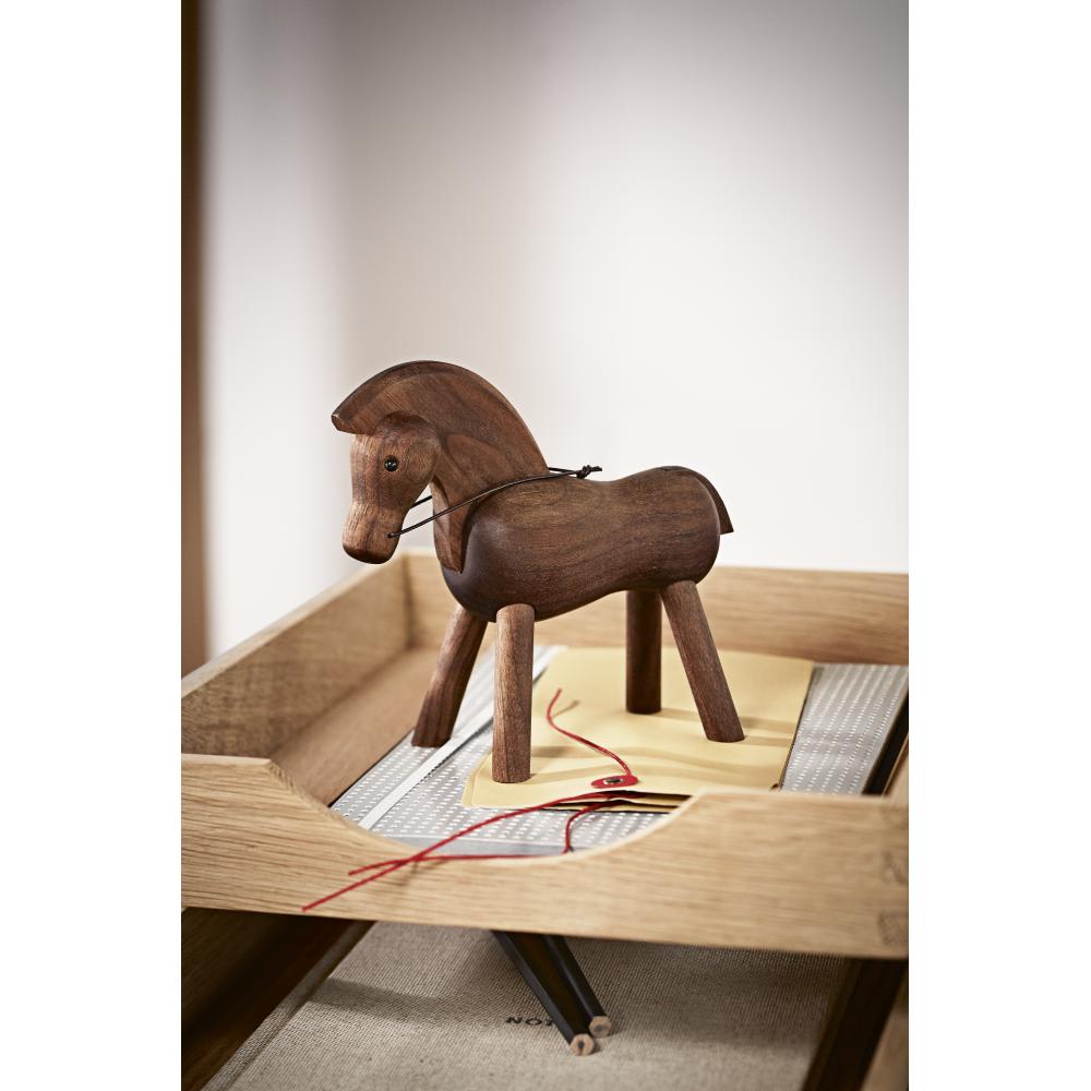 Kay Bojesen Horse H14 cm, orzech