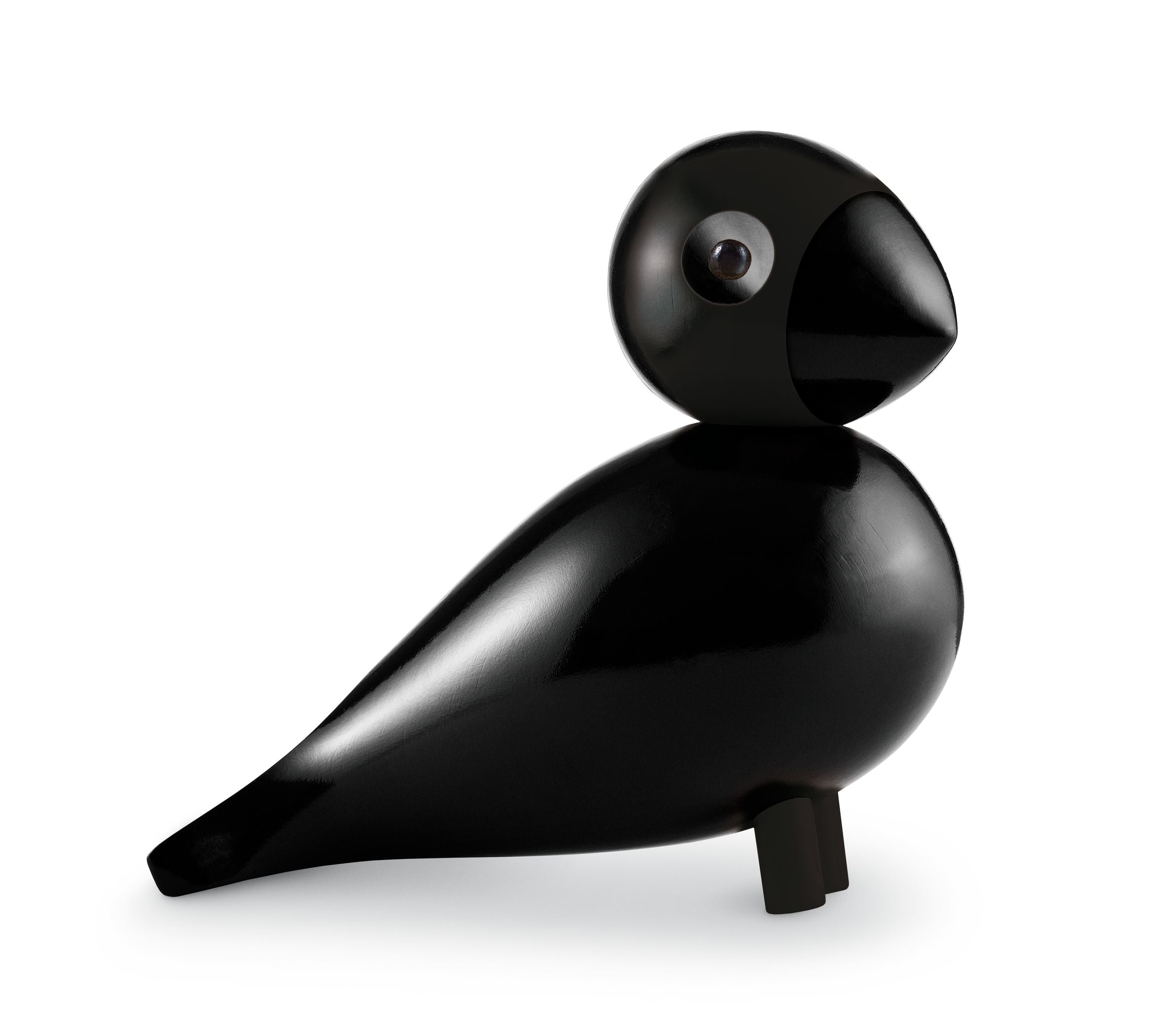Kay Bojesen Songbird Ravn H15.5 cm, czarny