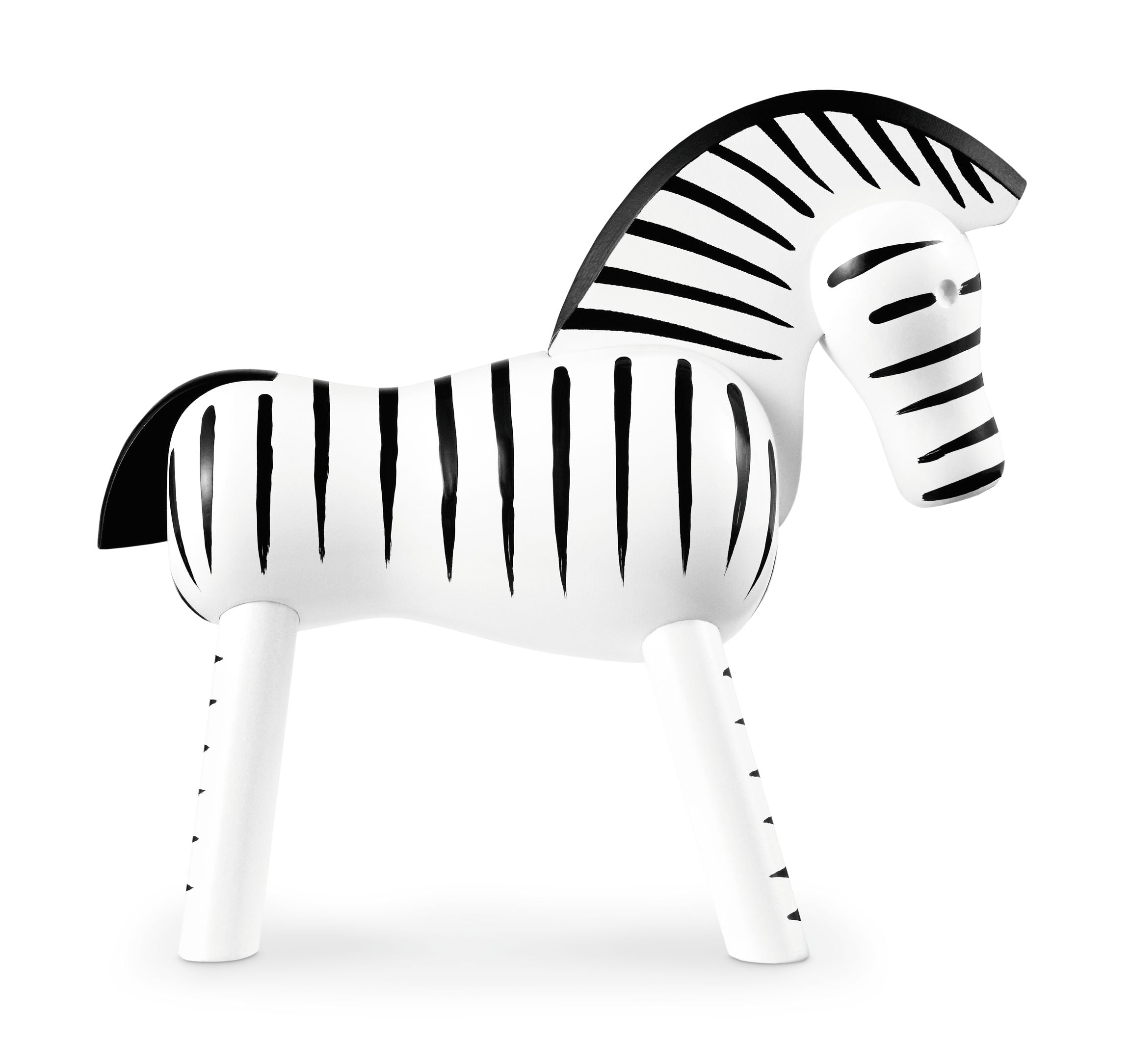 Kay Bojesen Zebra H14 cm czarno -biały