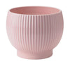 Knabstrup Keramik Flowerpot z kółkami Ø 14,5 cm, różowy