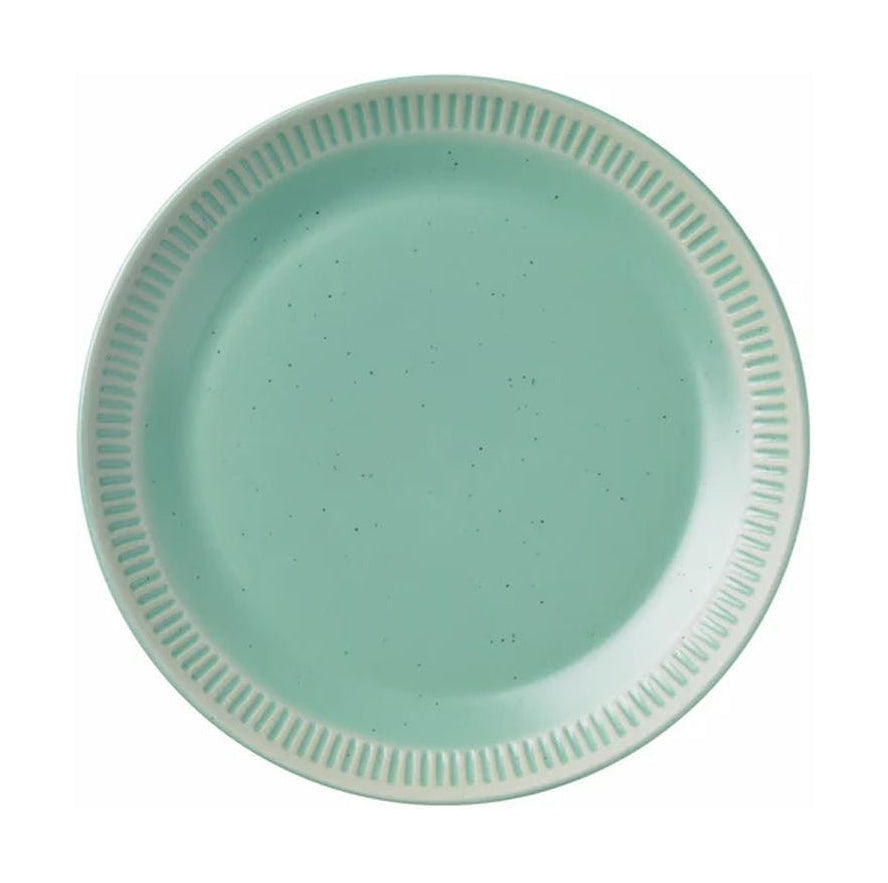 Knabstrup Keramik Colorit Plate Ø 19 cm, jasnozielony