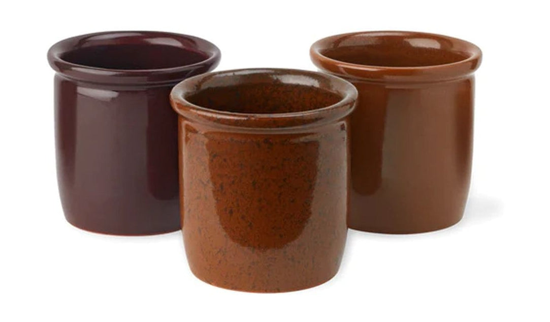 Knabstrup Keramik Pickle Pot Set Of 3, 0,3 L