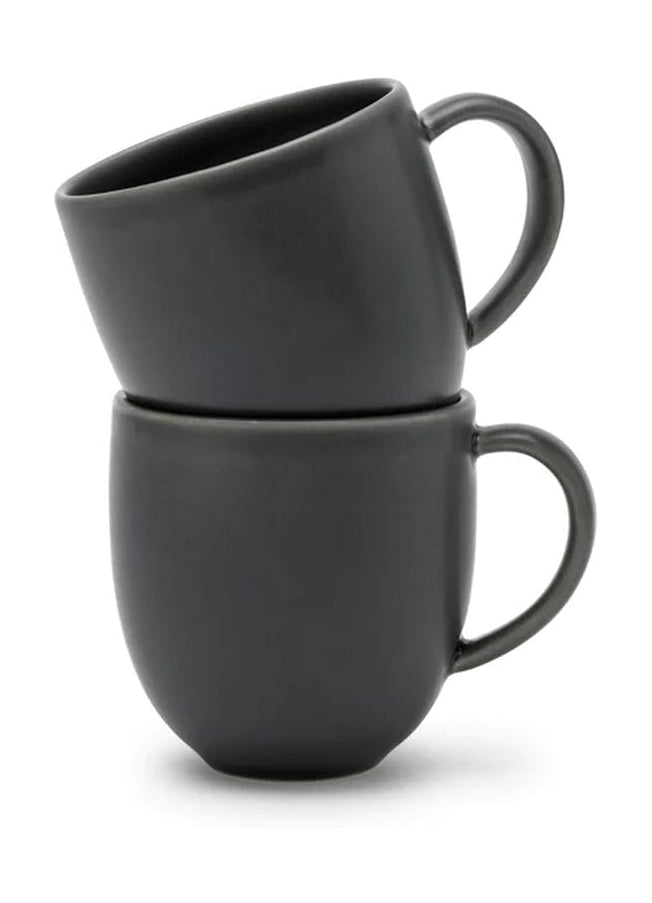 Kanabstrup Keramik Tavola Cup zestaw 2 300 ml, szary