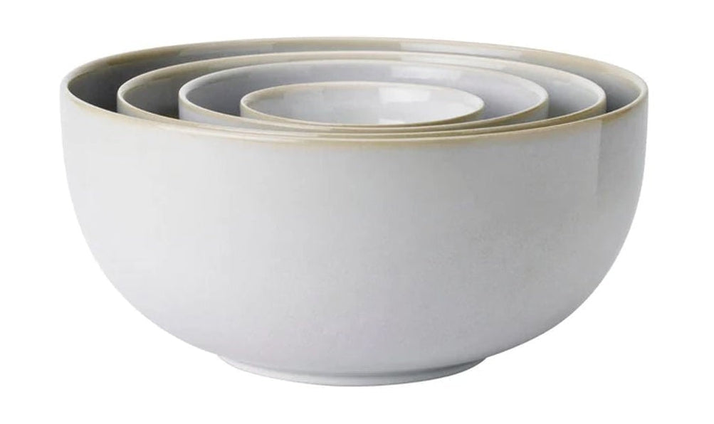 Keramik Tavola Bowl zestaw 4, biały