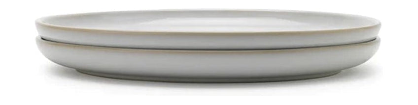 Zestaw płytki Keramik Tavola z 2 Ø 22,5 cm, biały