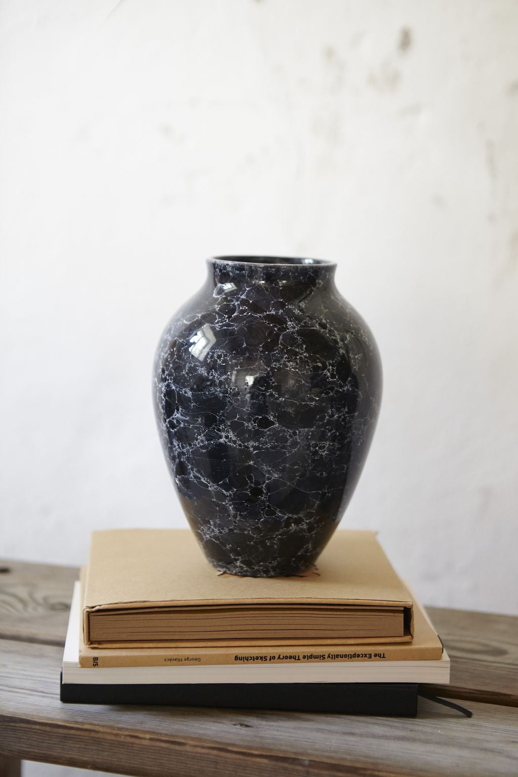 Knabstrup Keramik Vase Natura H 20 Cm, Graphite