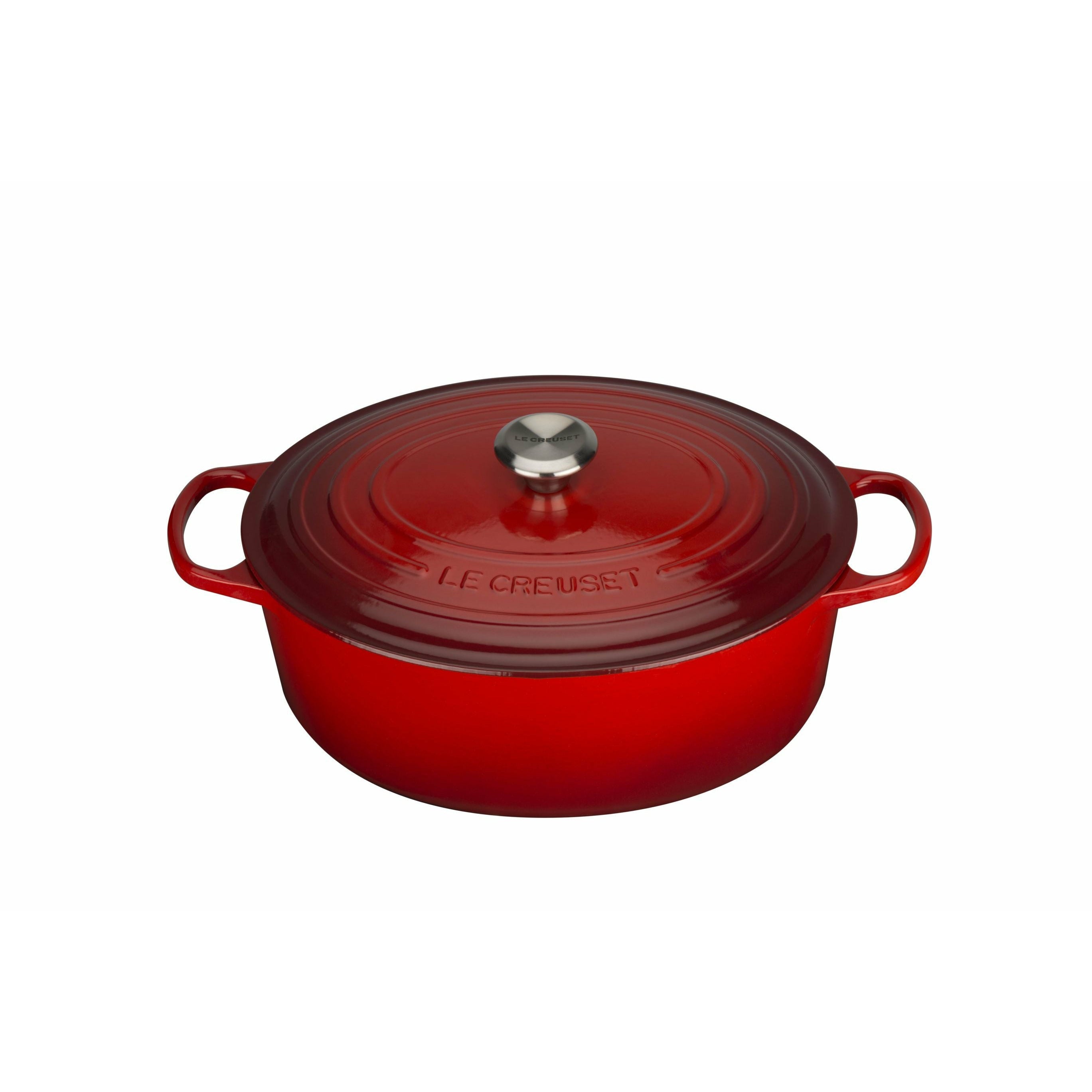 Le Creuset Signature Oval Roaster 33 Cm, Cherry Red