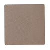 Lind Dna Square Glass Coaster Serene Leather, Grey