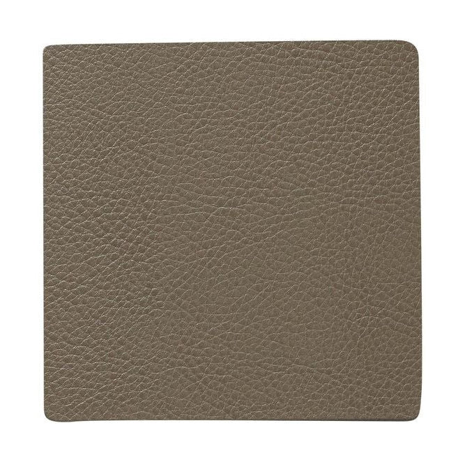 Lind Dna Square Glass Coaster Serene Leather, Mo S