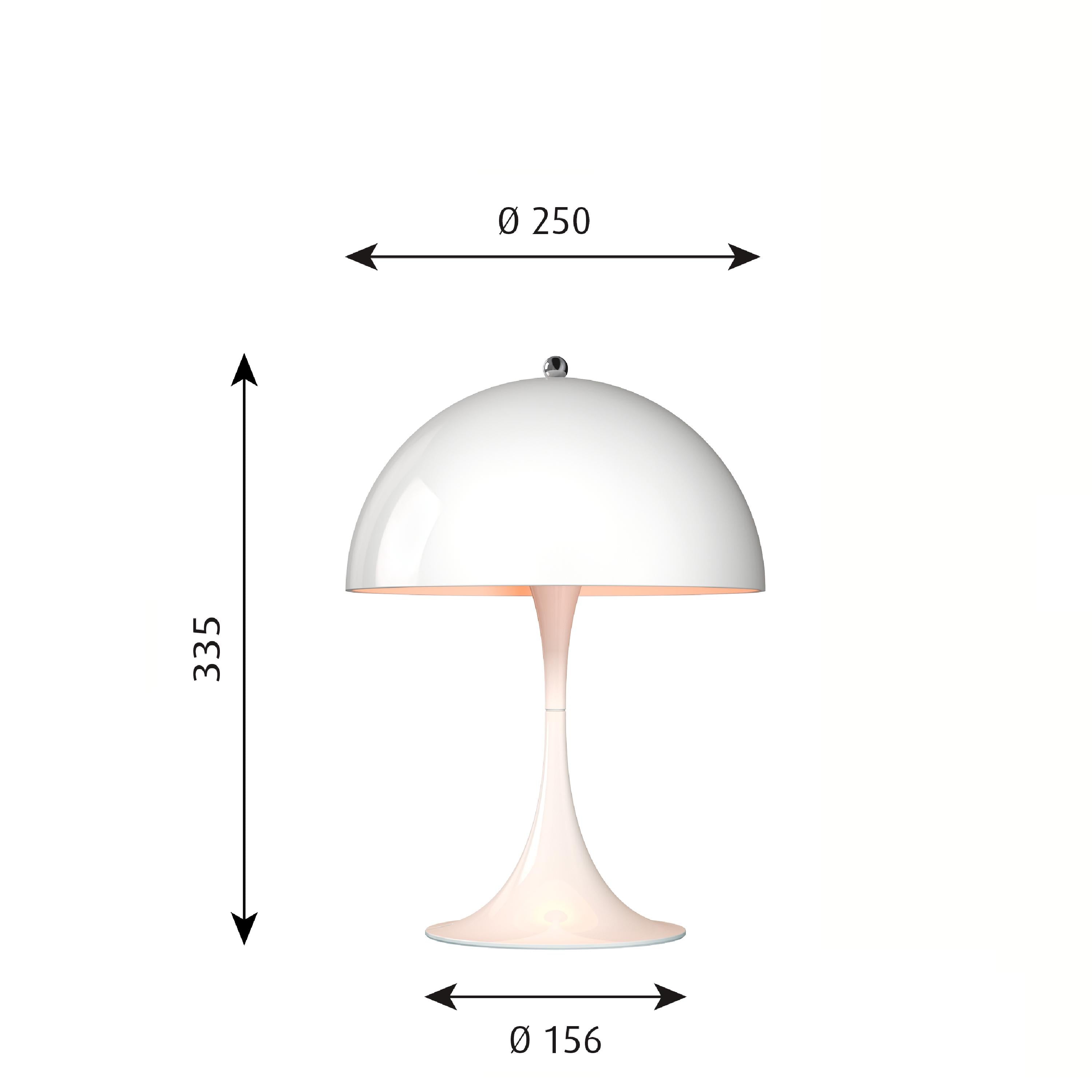 Lampka stołowa Louis Poulsen 250 LED 27 K V2, White