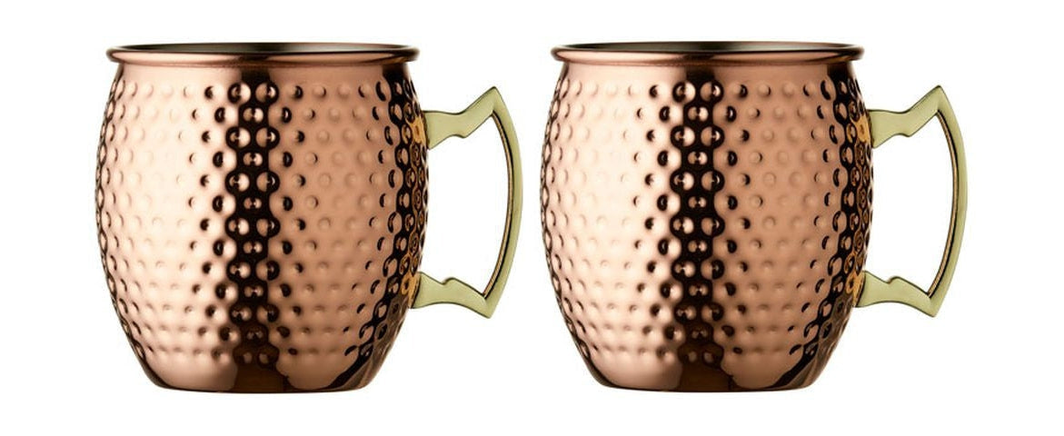 Lyngby Glas Moscow Mule Krug Copper, 2 szt.