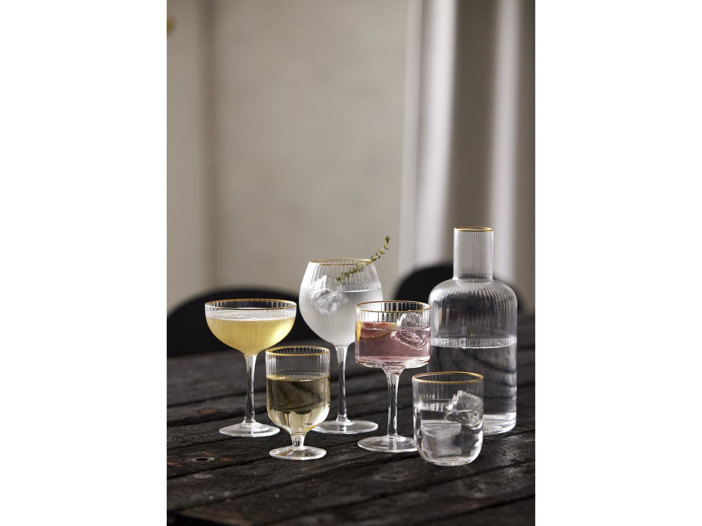 Lyngby Glas Palermo Gold Gin & Tonic Glass 65 Cl, 4 szt.