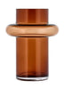 Lyngby Glas Tube Vase H: 20 Cm, Amber