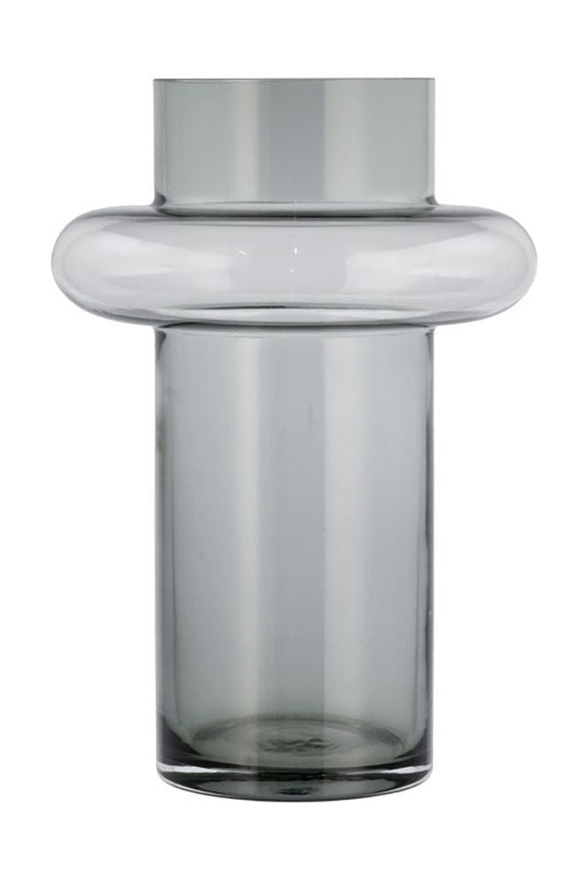 Lyngby Glas Tube Vase H: 30 Cm, Smoke