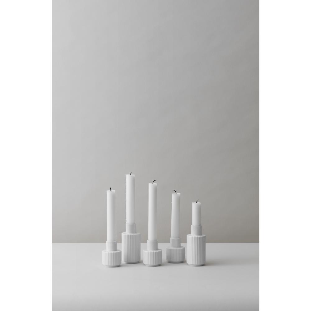 Lyngby Candle Holder White, 7 cm