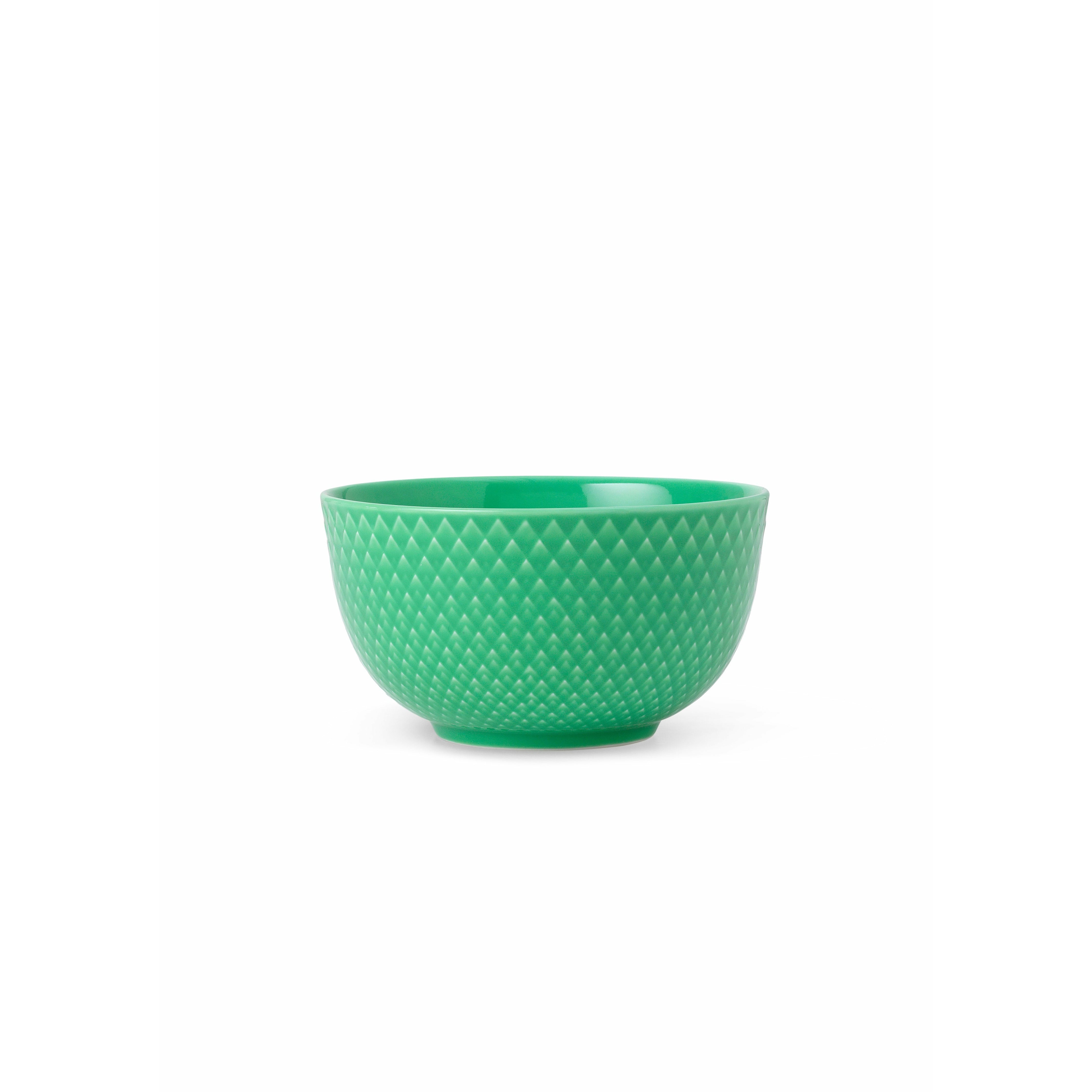 Lyngby Porcelæn Rhombe Color Bowl Ø11, zielony