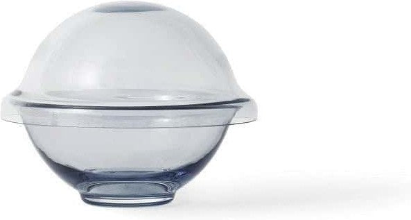 Lyngby Rhombe Chapeau Bowl z pokrywką, niebieski, mały