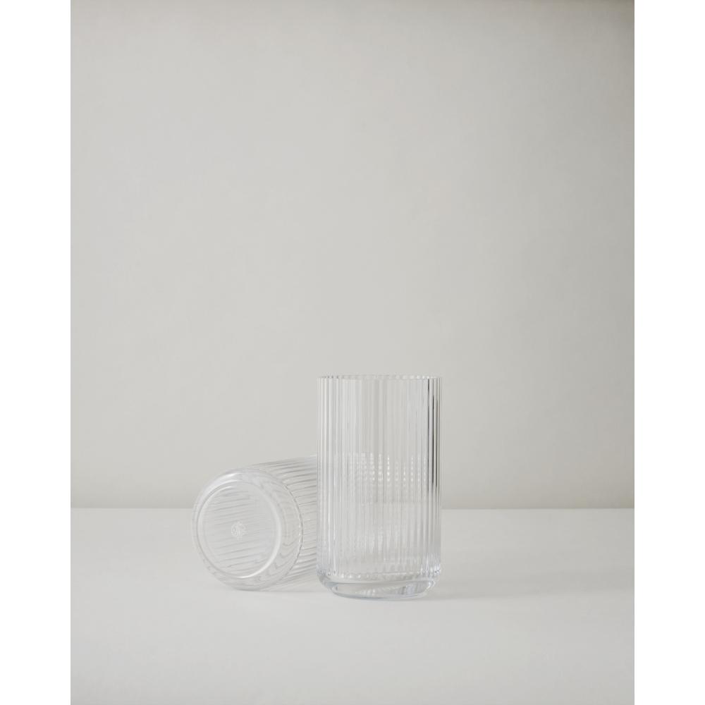 Lyngby Wazon Glass Clear, 12,5 cm