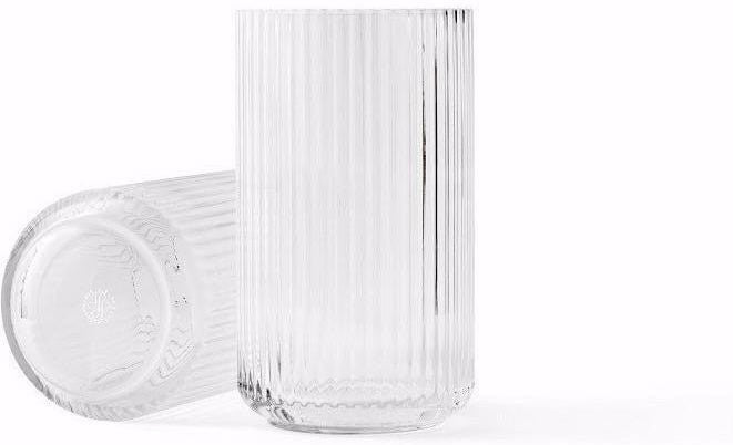 Lyngby Wazon Clear Glass, 38 cm