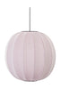 Made By Hand Knit Wit 60 Round Pendant Lamp, Light Pink