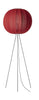 Wykonane ręcznie na drutach z 60 okrągłymi lampą podłogową wysoką, klonową czerwoną
