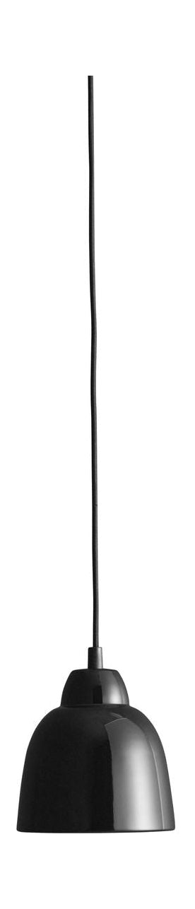 Wykonana ręcznie lampa wiszące Tulip, błyszcząca czarna