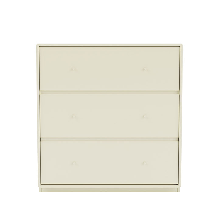 Montana, nosząc komodę z 3 cm, waniliową białą