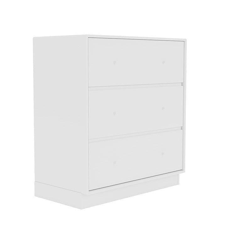 Montana Carry Dresser With 7 Cm Plinth, New White