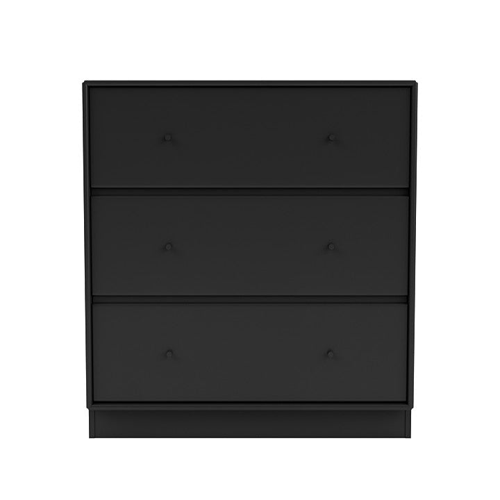 Montana Carry Dresser With 7 Cm Plinth, Black