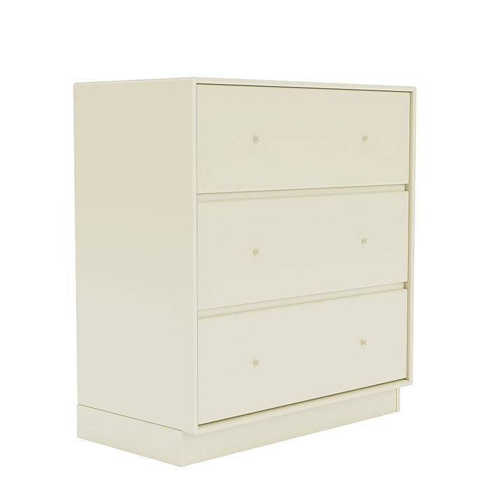 Montana Carry Dresser With 7 Cm Plinth, Vanilla White