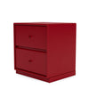 Moduł szuflady dryfu Montana z cokołem 3 cm, czerwony burak