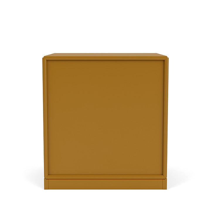 Moduł szuflady dryfu Montana z cokołem 3 cm, bursztyn żółty