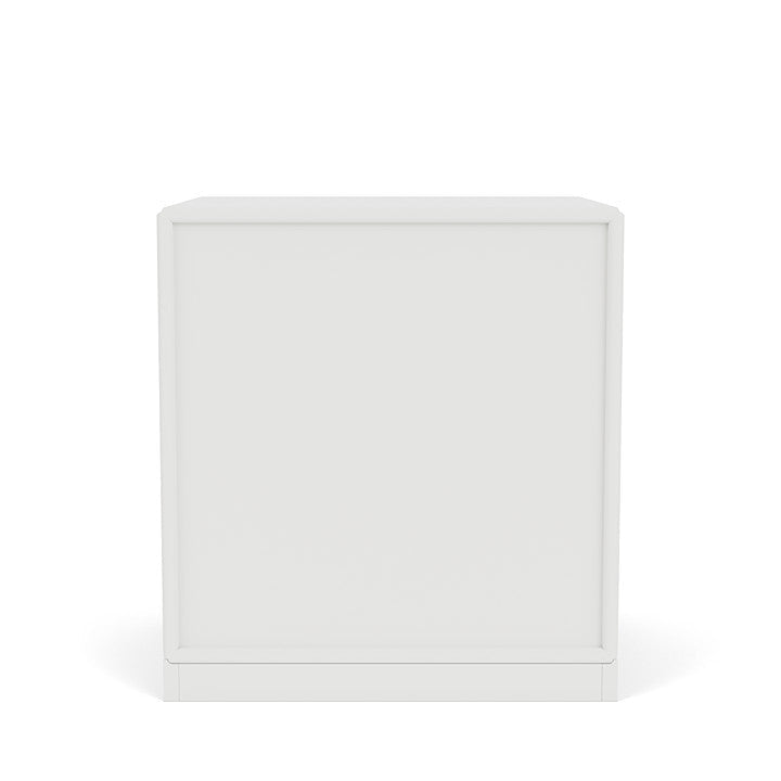 Moduł szuflady dryfu Montana z cokołem 3 cm, biały