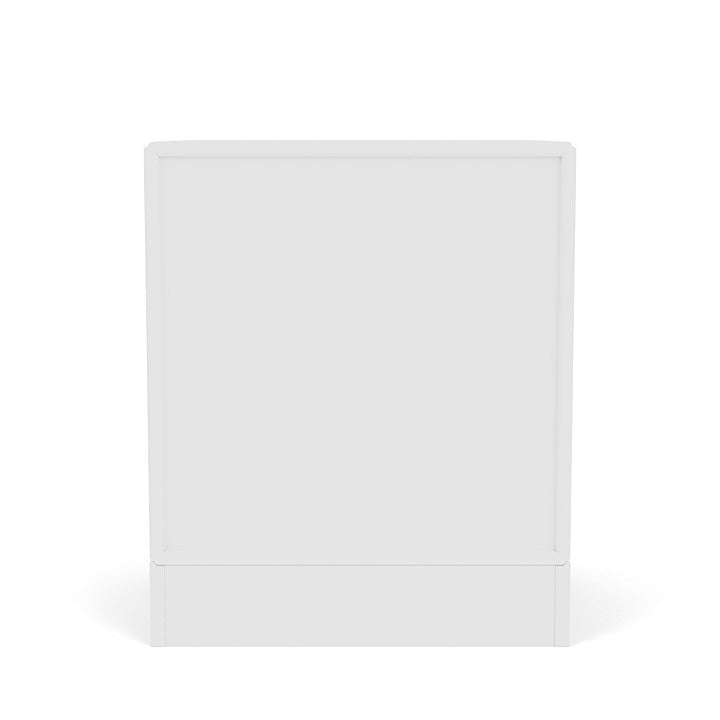 Moduł szuflady dryfu Montana z cokołem 7 cm, nową białą