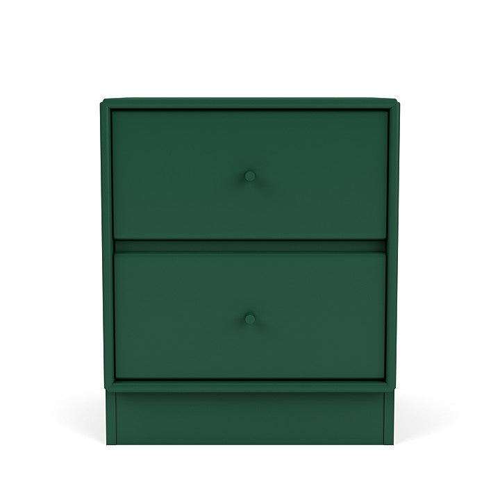 Moduł szuflady dryfu Montana z cokołem 7 cm, sosna zielona
