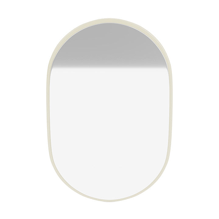 Montana Look Oval Mirror, wanilia biała