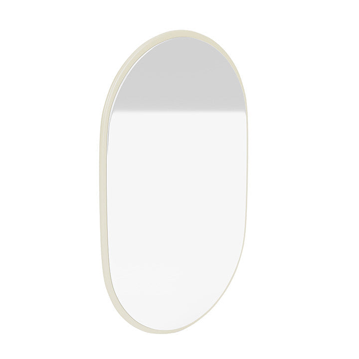 Montana Look Oval Mirror, wanilia biała