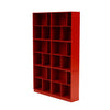Montana przeczytaj przestronną półkę z książkami z cokolem 7 cm, Rosehip Red