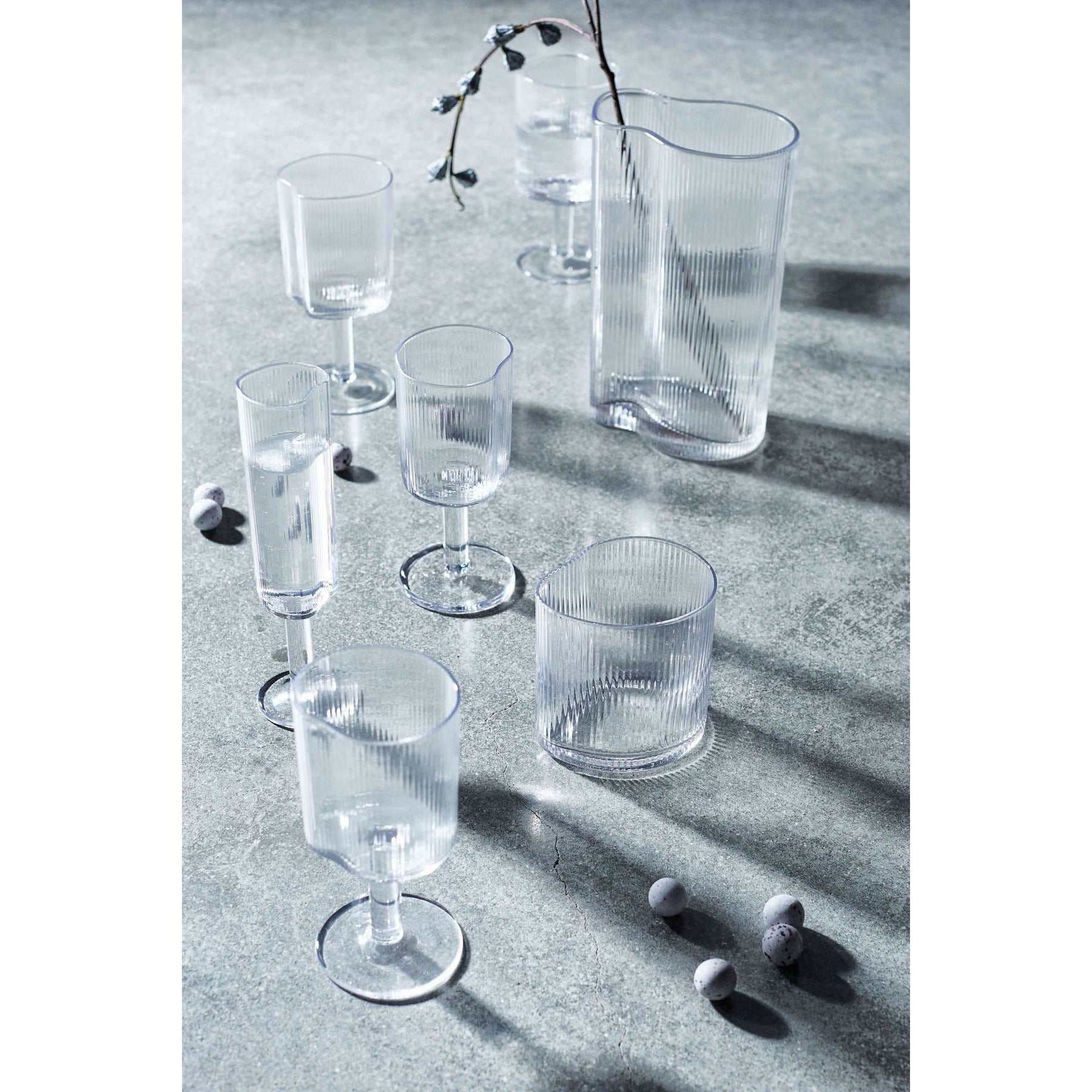 Muubs Ripe Water Glass Clear, 10 cm