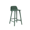 Krzesło barowe Muuto Nerd H 65 cm, zielony
