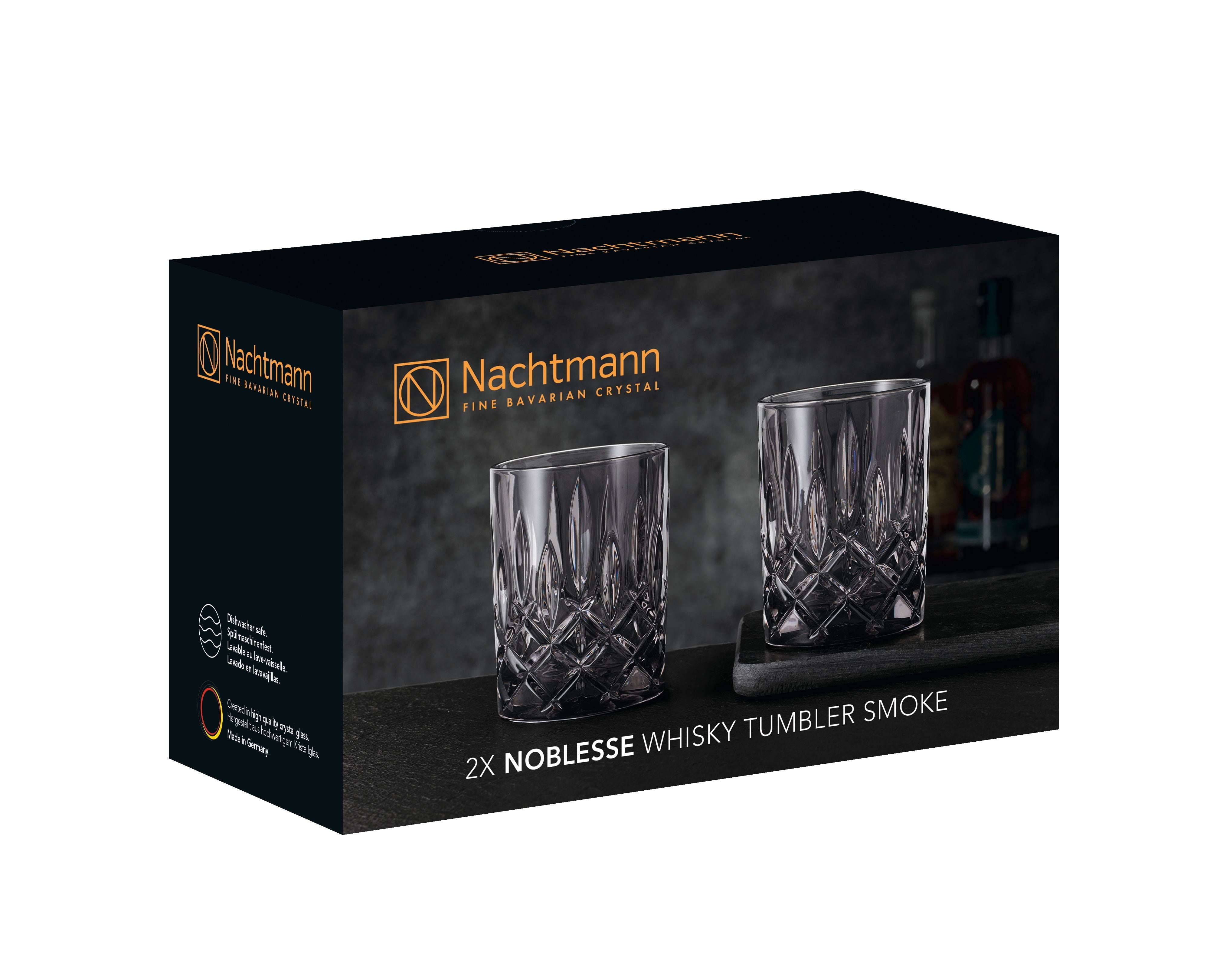 Nachtmann Noblesse Whisky Glass Smoke 295 ml, zestaw 2